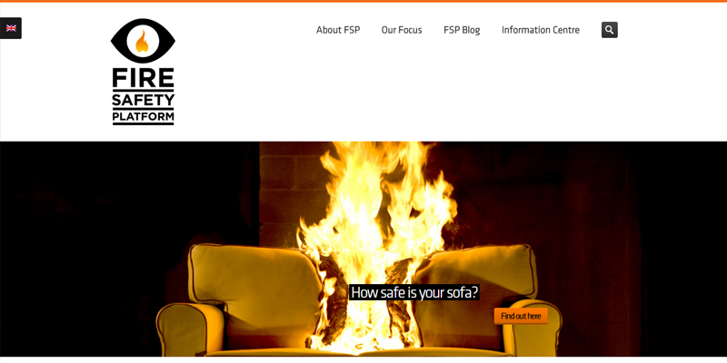 For Burson-Marsteller we developed the web presence of the European Fire Safety Platform: a responsive, multi-lingual campaign website with interactive features